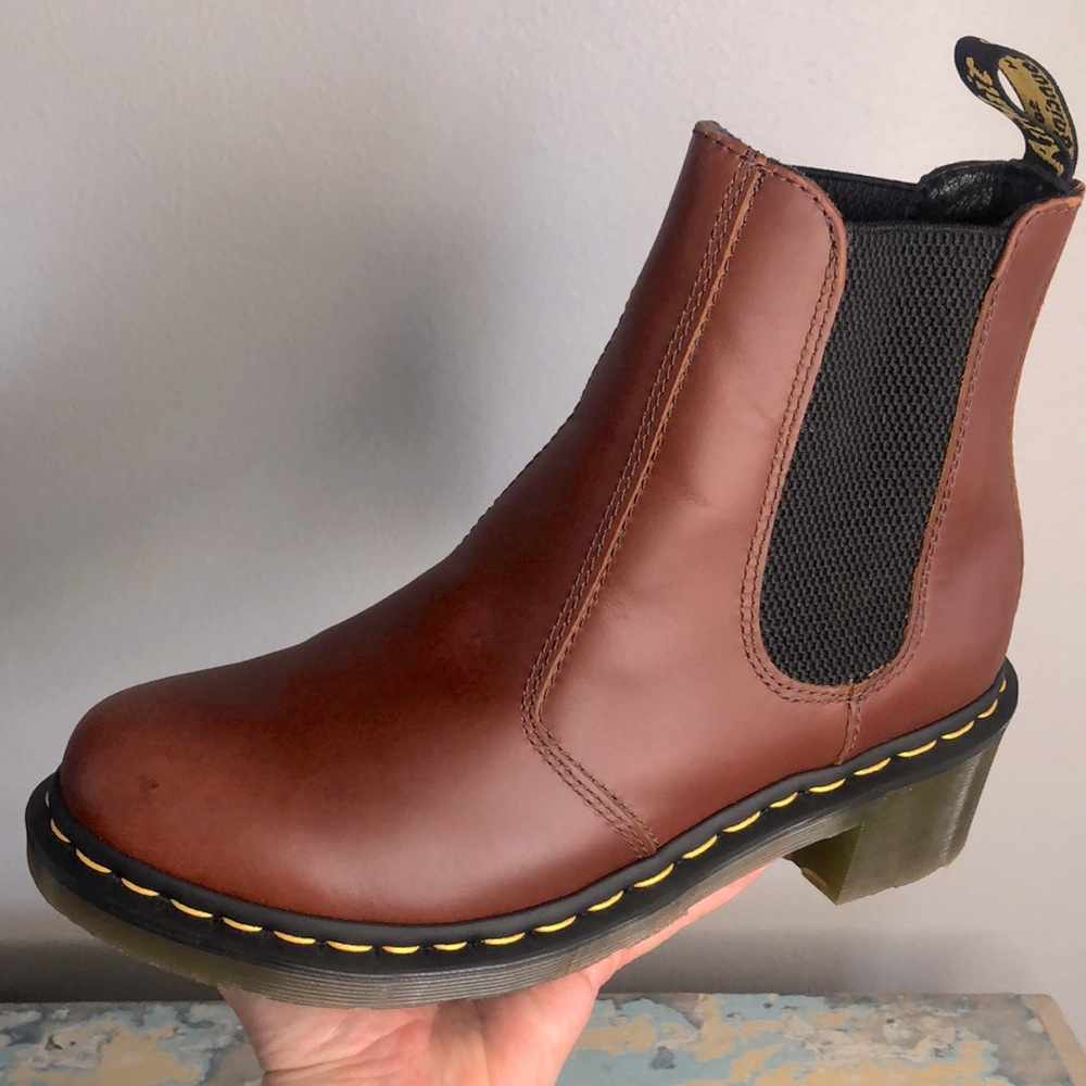 Dr Martens Cadence Chelsea Brown Leather Boots Women’s  Size US9/EU41
